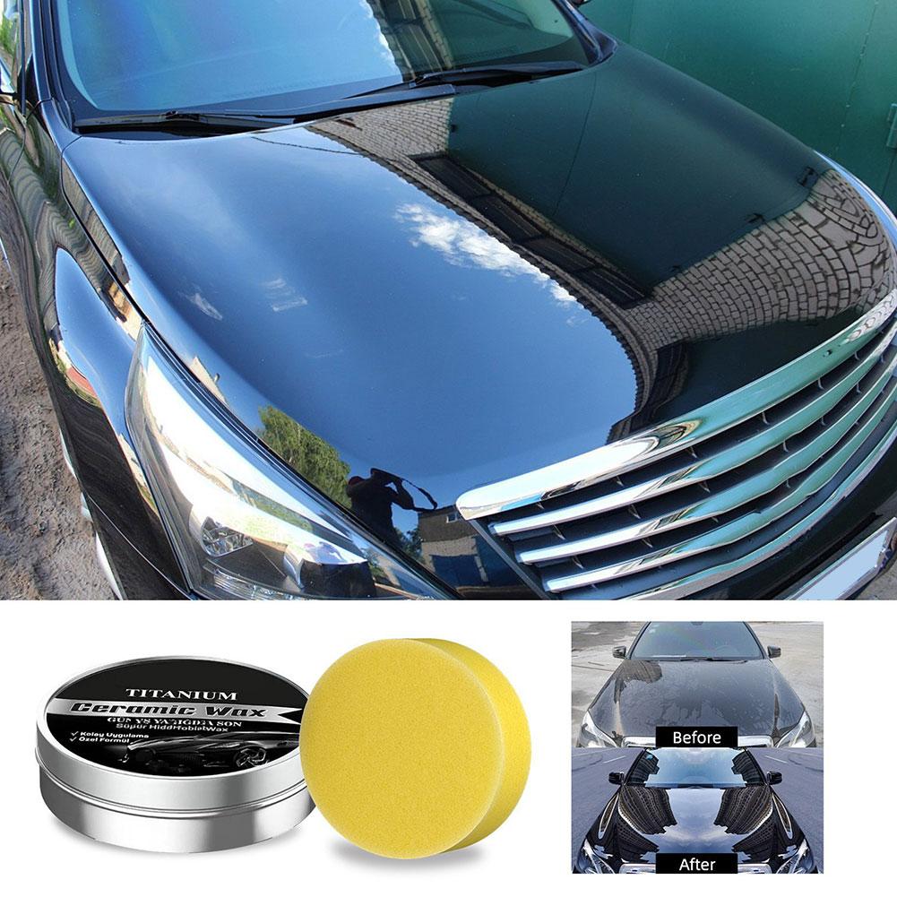 Car Wax Ceramic Coating - Titanium Ceramic Car Wax, Scratch Repair