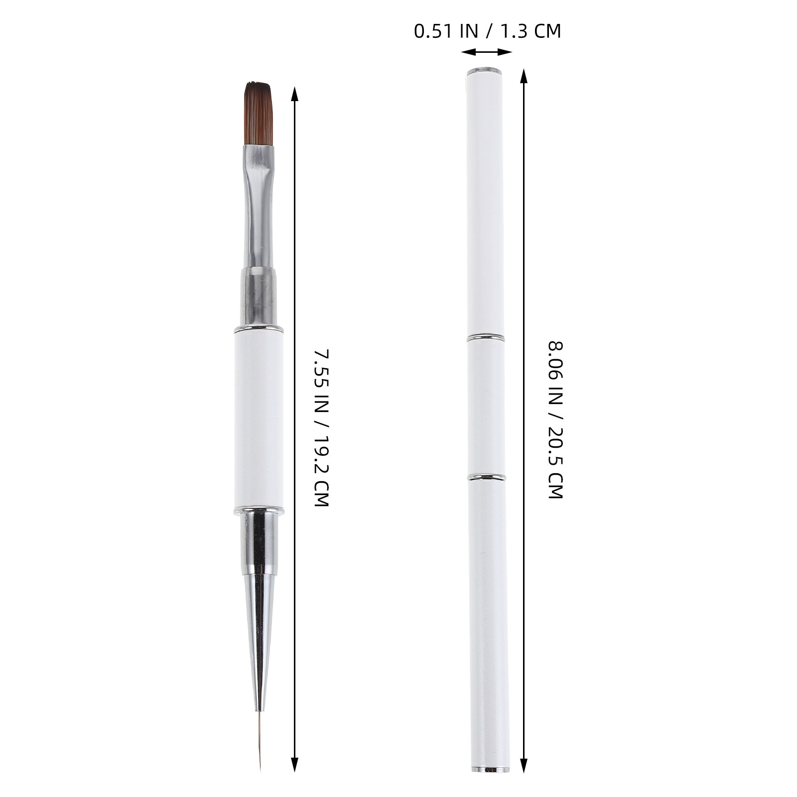 3Pcs Nail Art Brushes Set Dual – обзор и цена Detailing Brush Set