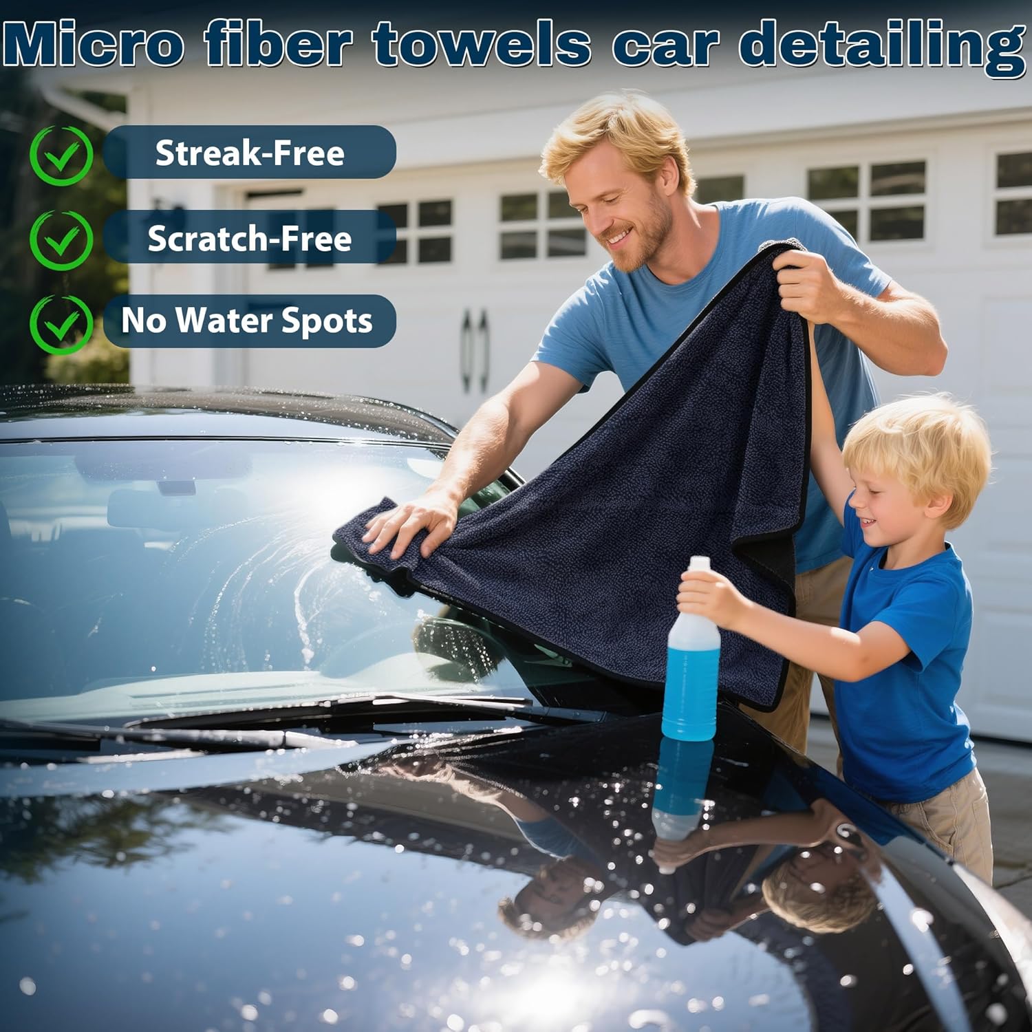 4PCS Microfiber Car Drying Tow – обзор и цена Microfiber Towel Detailing