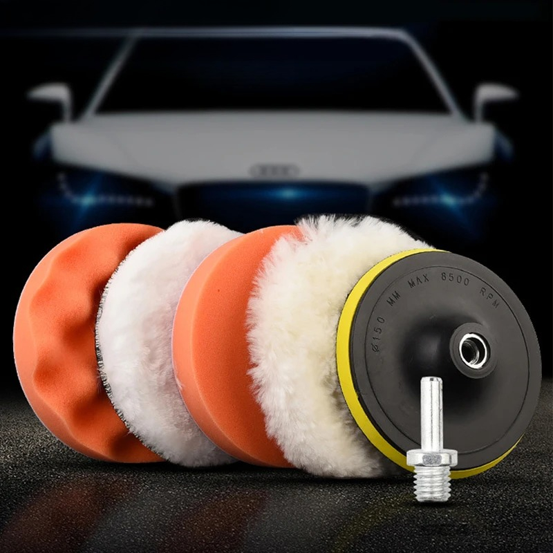6pcs/set Car Polishing Sponge  – обзор и цена Polish Pad Set Buffer