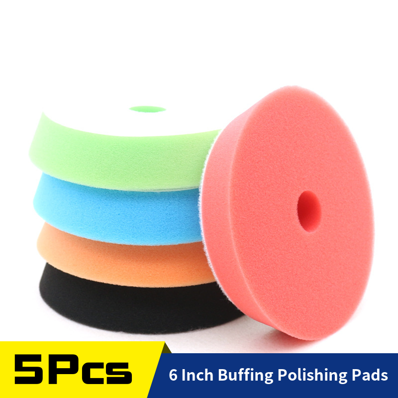5Pcs 6inch Sponge Polishing Pa – обзор и цена Polish Pad Set Buffer