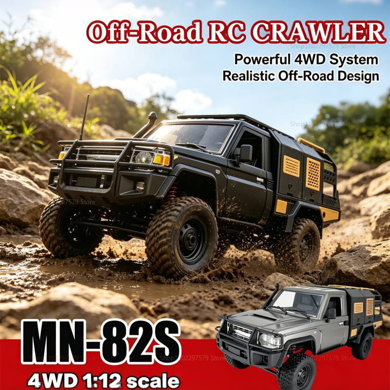 MN82 MN82S RC Crawler Truck 1/ – обзор и цена Dirt Brush Interior
