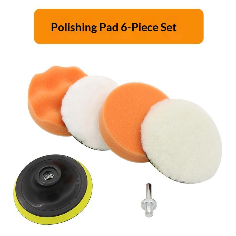 6 Pcs Foam Pad Buffer Kit Poli – обзор и цена Polish Pad Set Buffer