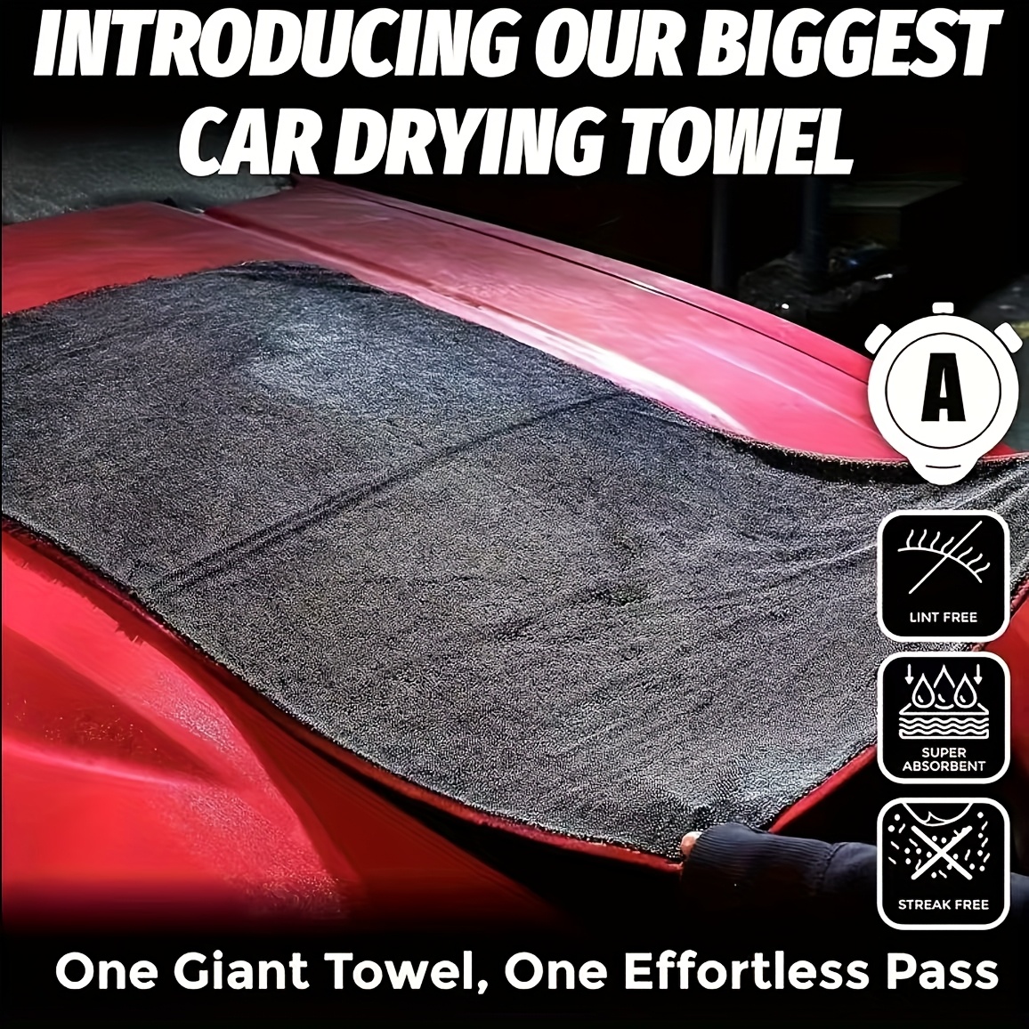 Ultra Absorbent Car Towel XXL  – обзор и цена Microfiber Towel Detailing