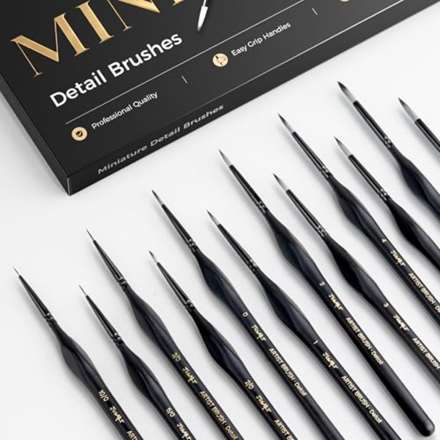 Detail Paint Brushes Set, 12 P – обзор и цена Detailing Brush Set