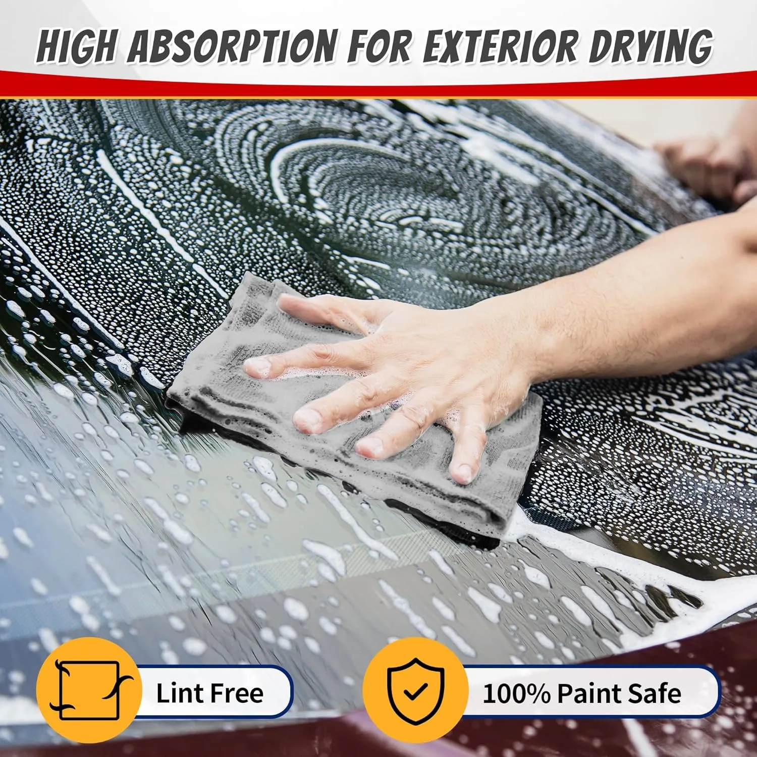 1/50pcs Microfiber Cleaning Cl – обзор и цена Microfiber Towel Detailing