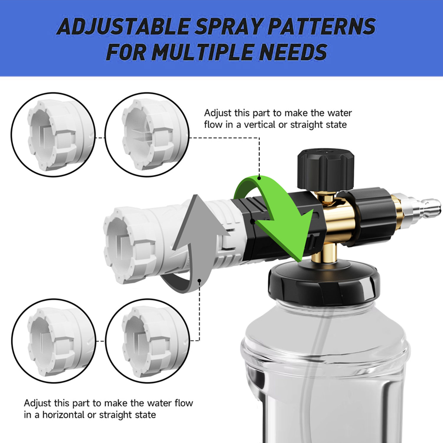 ROUE High Pressure Foam Gun Sn – обзор и цена Pressure Washer Foam Gun