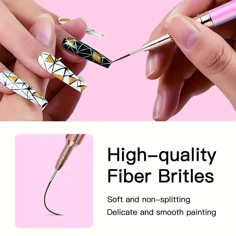 5-Piece Nail Art Pen Set, Ultr – обзор и цена Detailing Brush Set