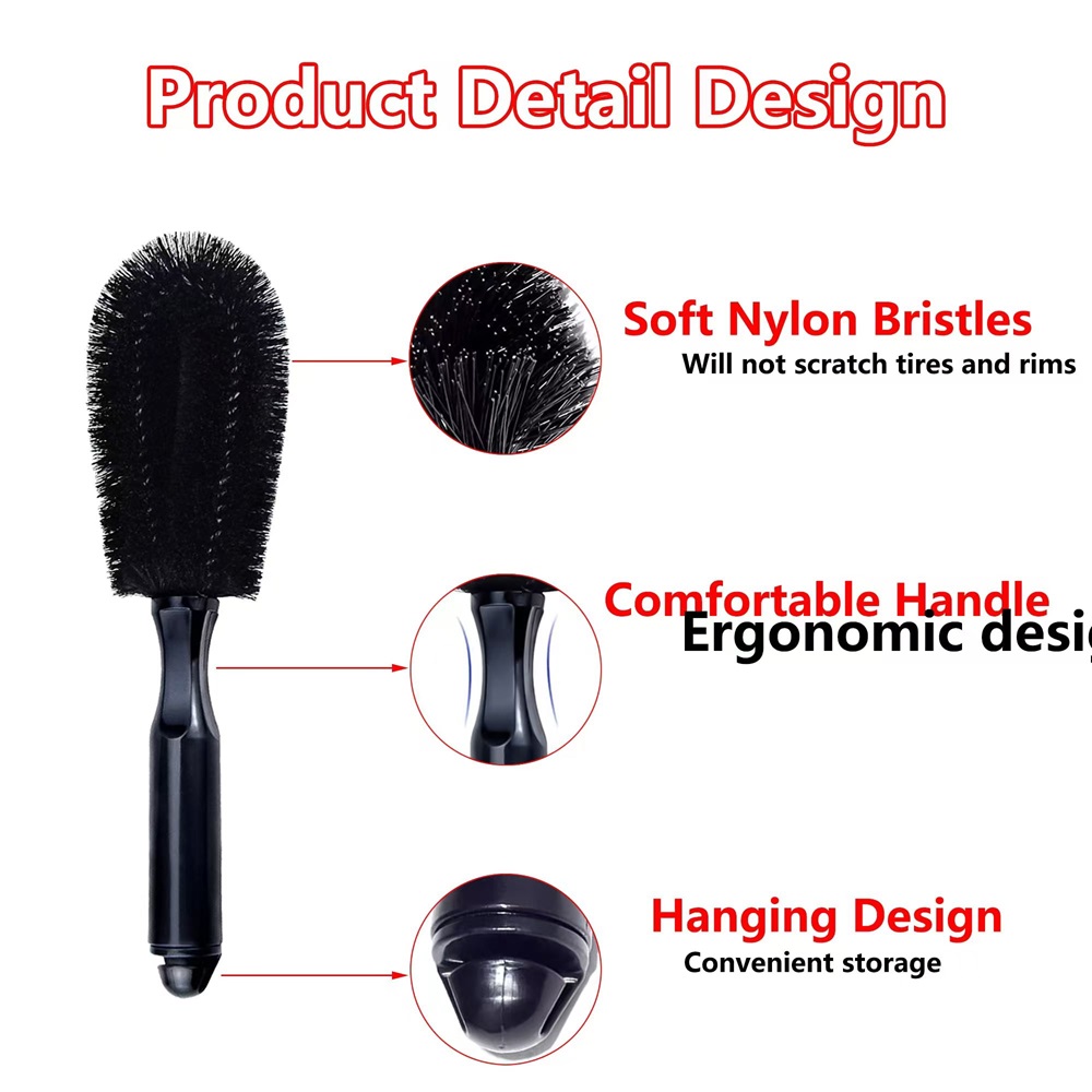 Car Wheel Brush Soft Bristle T – обзор и цена Wheel Cleaner Alloy