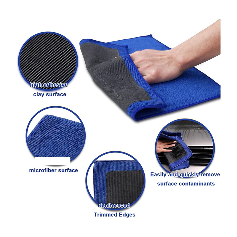 Clay Towel, 2 Pack Clay Towel  – обзор и цена Microfiber Towel Detailing